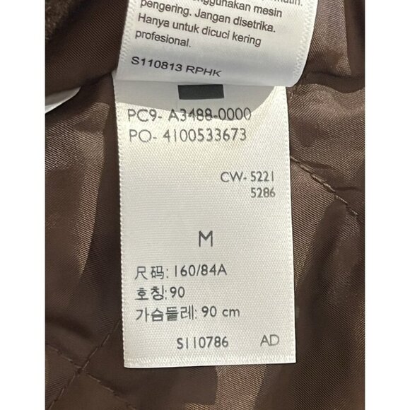 Levi's Brown Wool Blend Baby Bubble Pockets Button Oversized Trucker Jacket - Picture 13 of 16